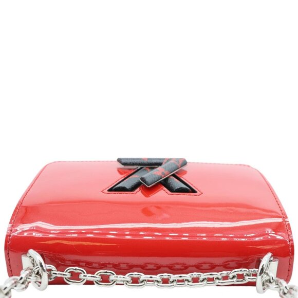 Louis Vuitton  Twist PM Infrarouge Vernis Chain Shoulder Bag Red - Picture 5 of 14